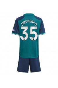 Arsenal Oleksandr Zinchenko #35 Jalkapallovaatteet Lasten Kolmas peliasu 2023-24 Lyhythihainen (+ Lyhyet housut)